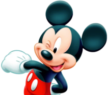 Disney Micky Winking and smiling